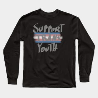 Support Trans Youth Long Sleeve T-Shirt